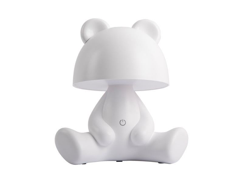 Leitmotiv Tischlampe BEAR weiß | 17x27 cm