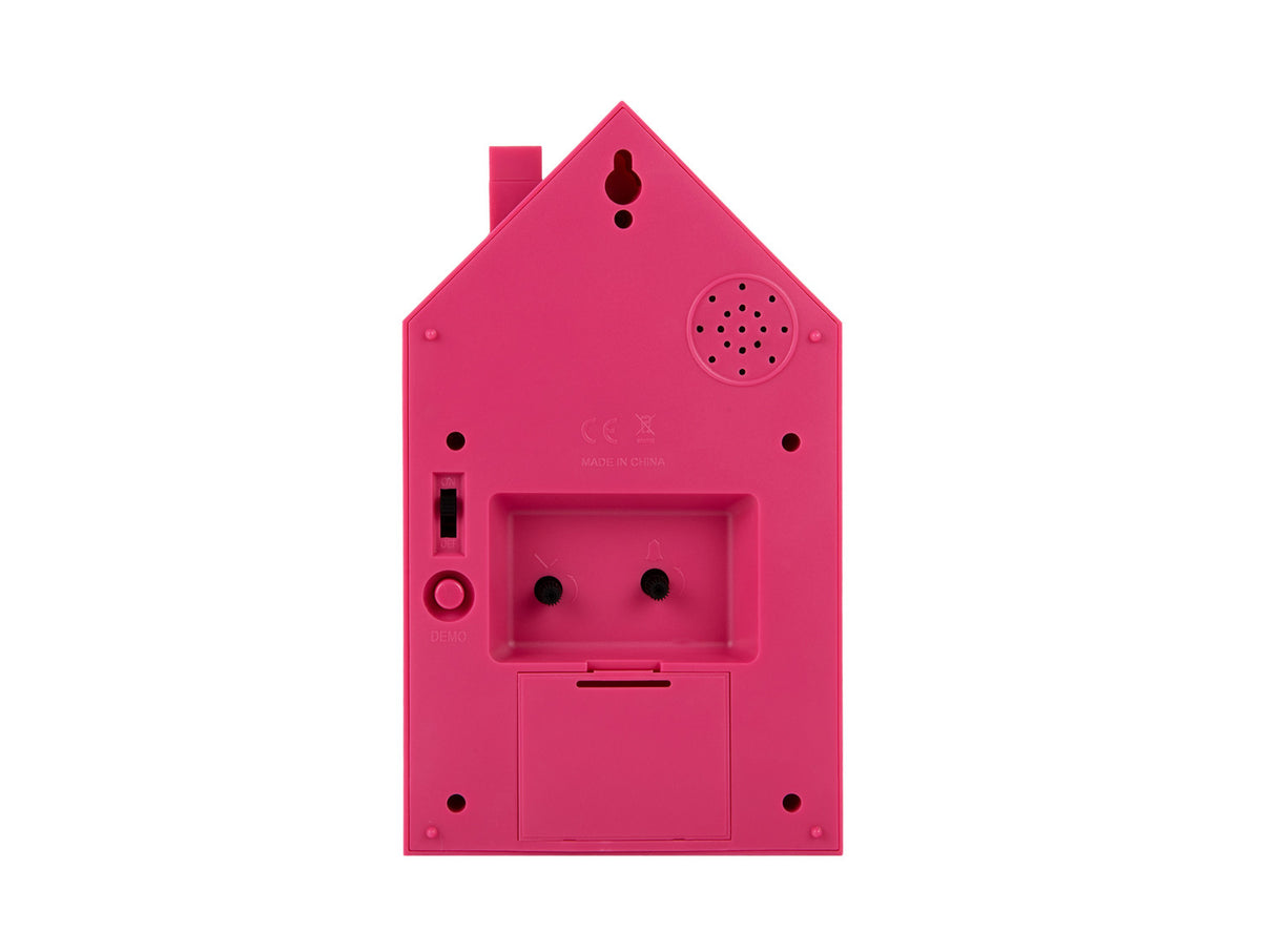 Karlsson Kuckucksuhr Wecker MODERN CUCKOO bright pink | 6x12x20 cm