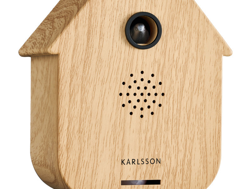 Karlsson Sound BOX MODERN CUCKOO light wood | 7,5x11,5x5cm