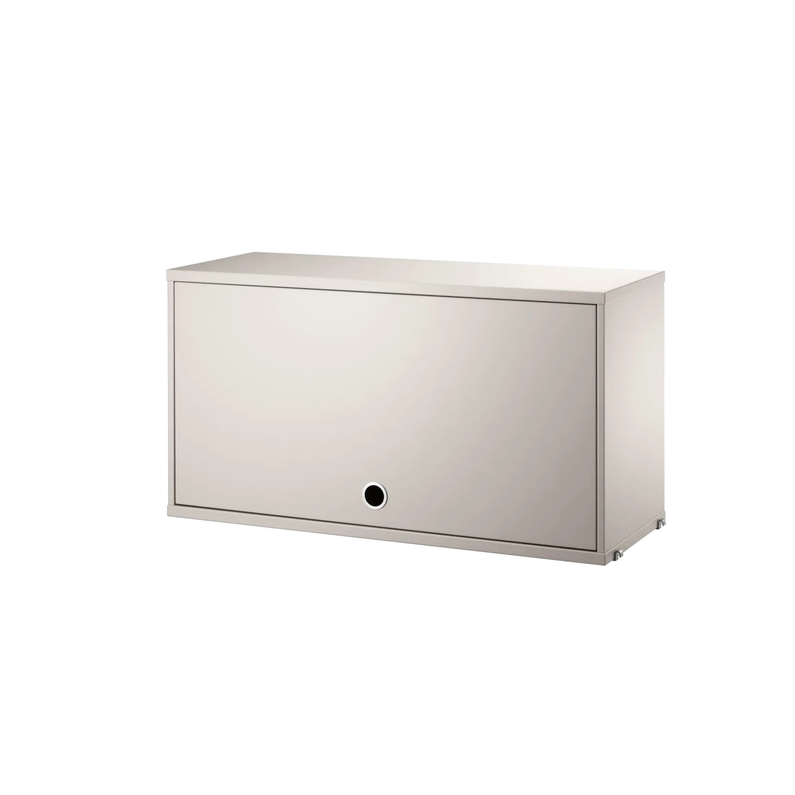 String Furniture Schrank mit Klapptür B78 x T30 x H42, Beige