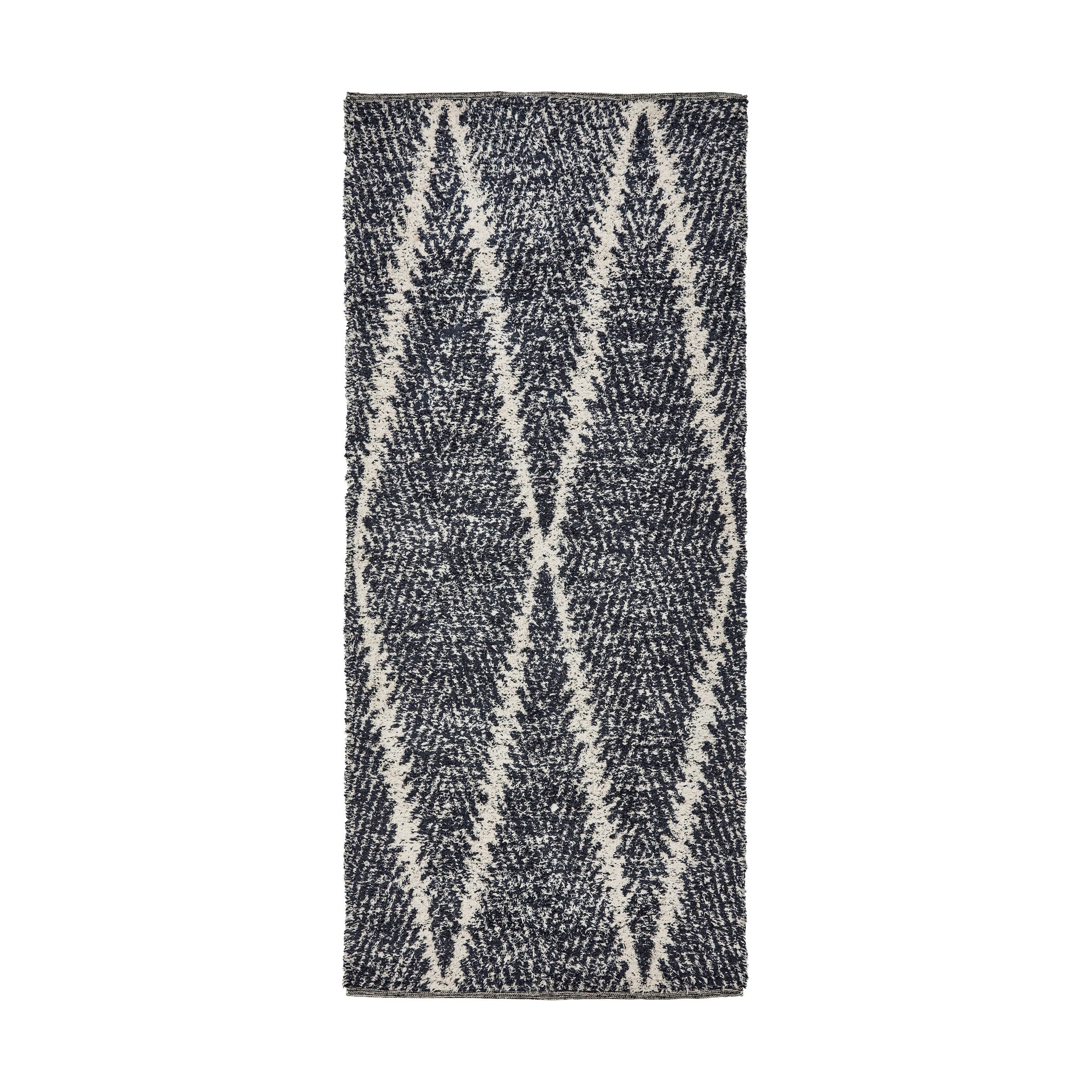 House Doctor Teppich KIN schwarz, off-white