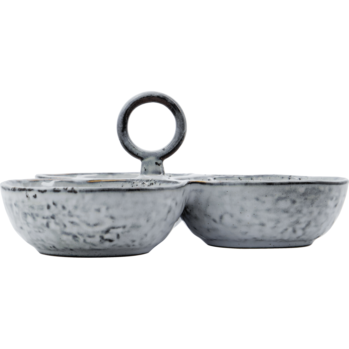 House Doctor Servierschalen RUSTIC dunkelgrau | Ø20x9cm