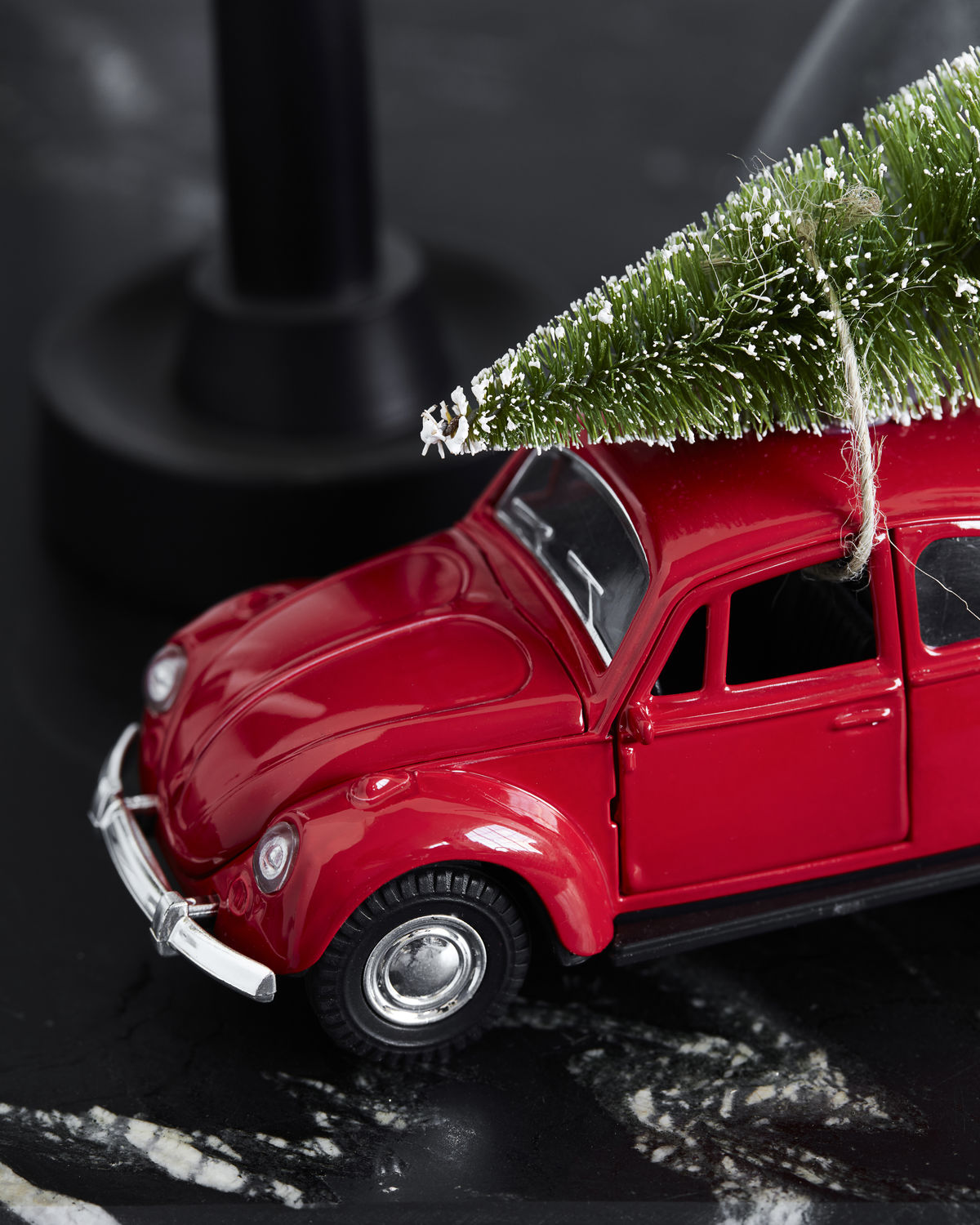 House Doctor Dekoration XMAS CAR rot | 12,5x5x8cm