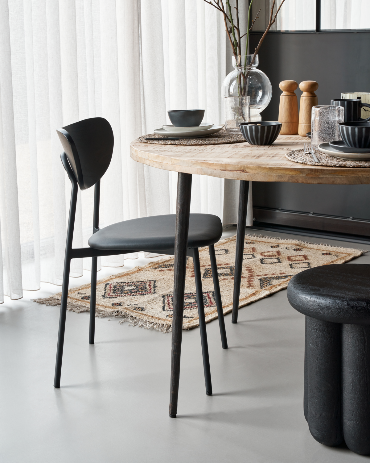 House Doctor Stühle MUST schwarz