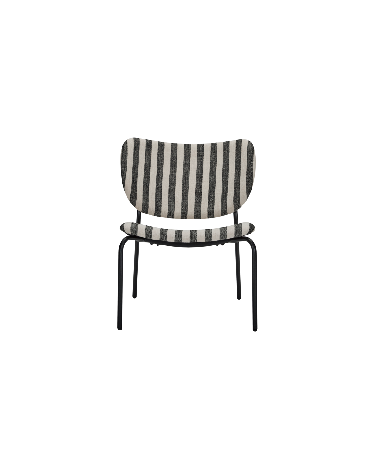 House Doctor Lounge-Stuhl LONGA schwarz, weiß