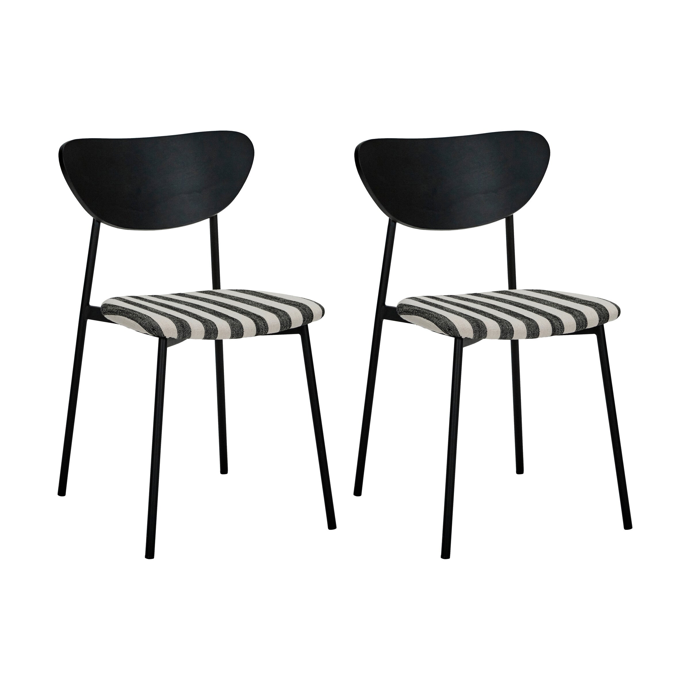 House Doctor Stühle MUST schwarz, weiß