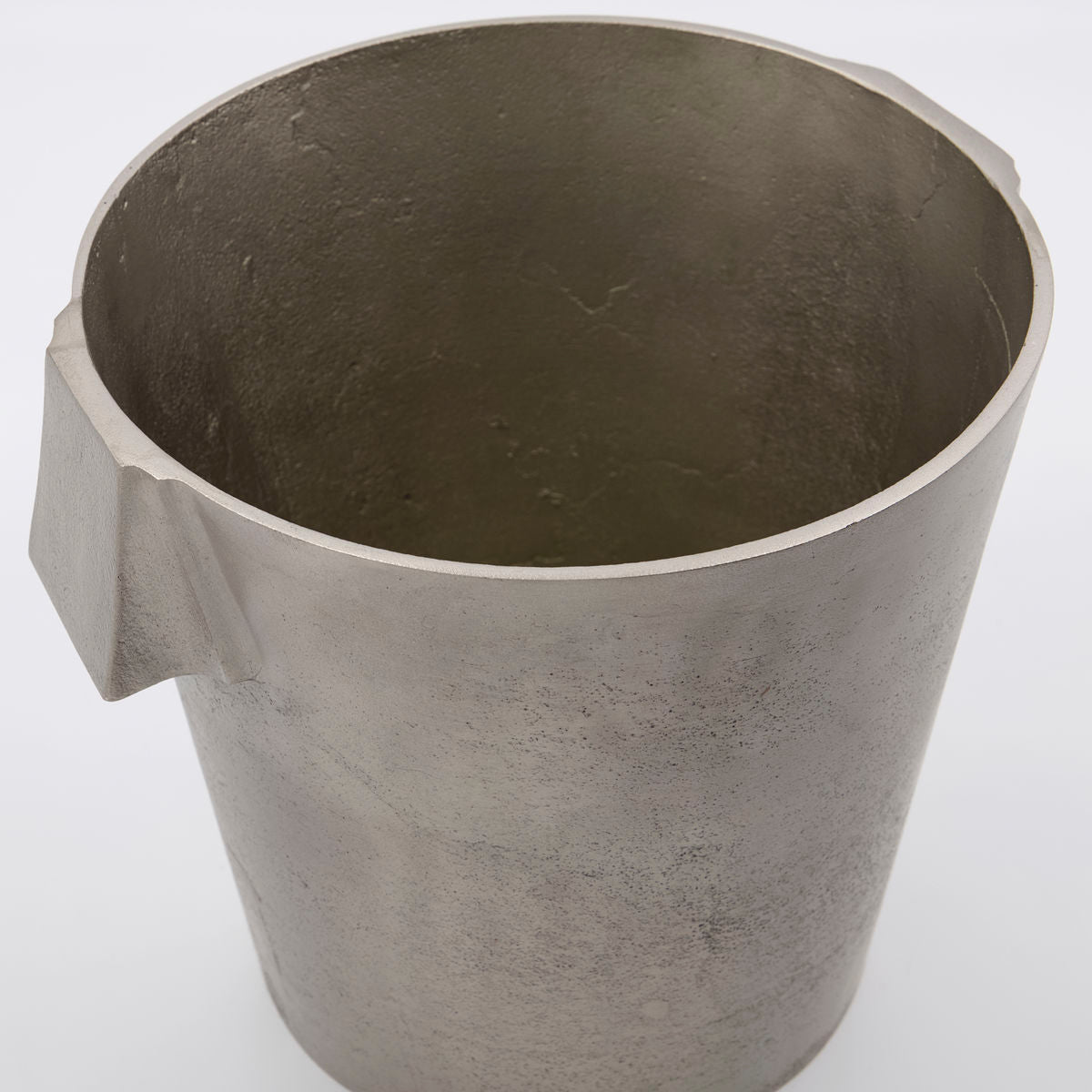 House Doctor Weinkühler BUCK gebürstetes Silber | 22x22x21cm