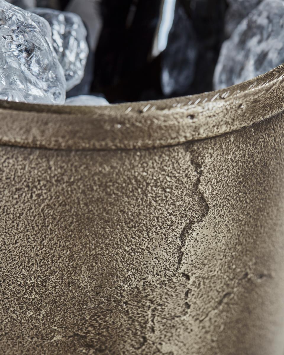 House Doctor Weinkühler CHAMPTUB antike messingoberfläche