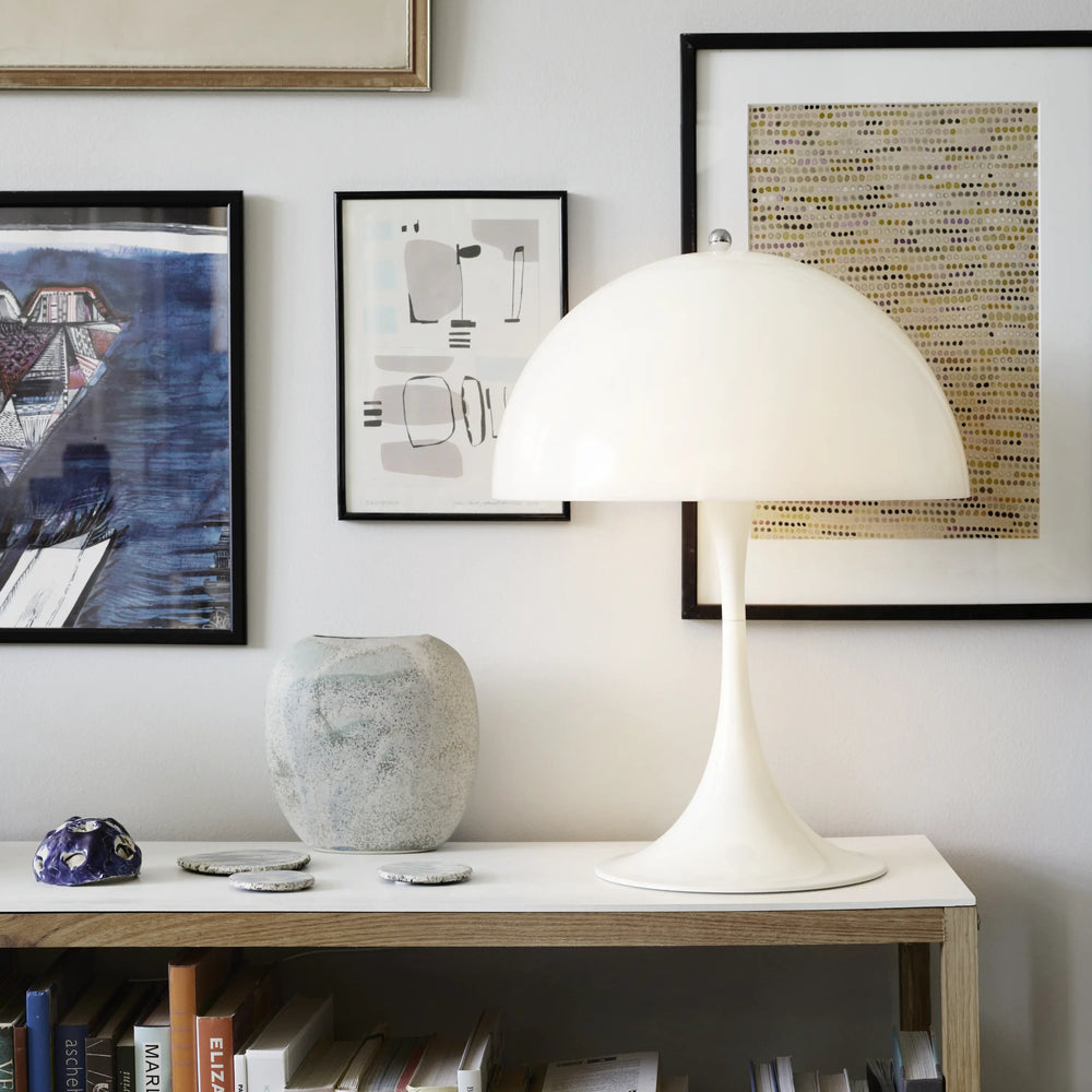 Louis Poulsen Tischleuchte PANTHELLA 400 TABLE OPAL WHITE V3 | Ø40x55cm
