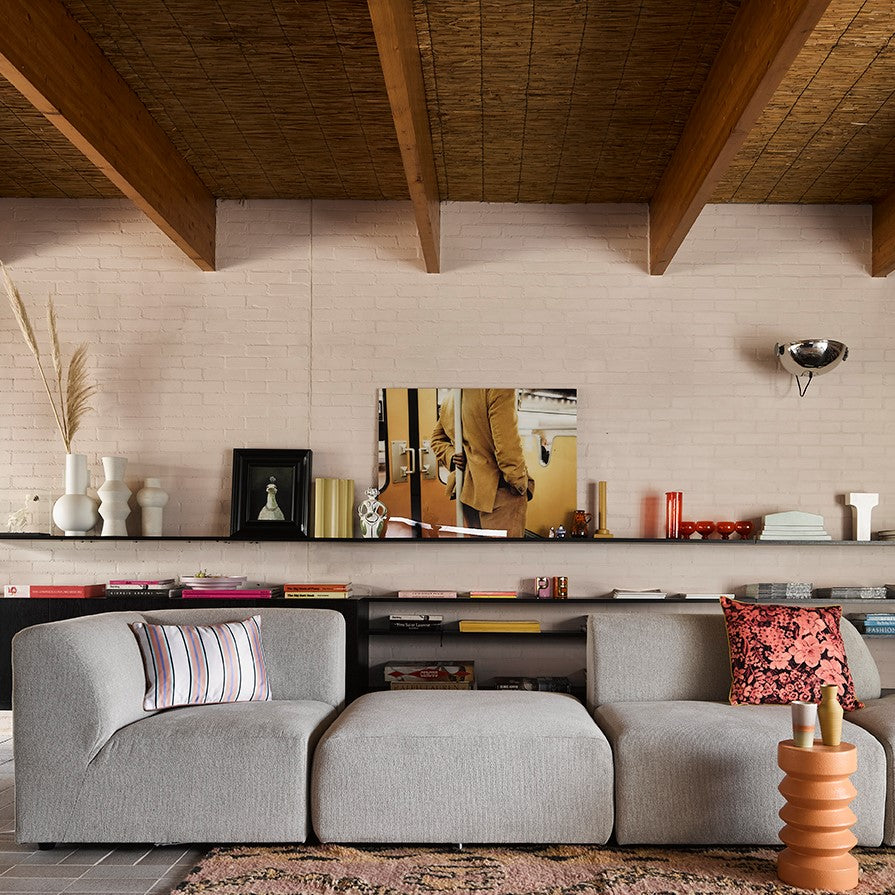 HKliving Vase weiß matt L | 21x21x42,5