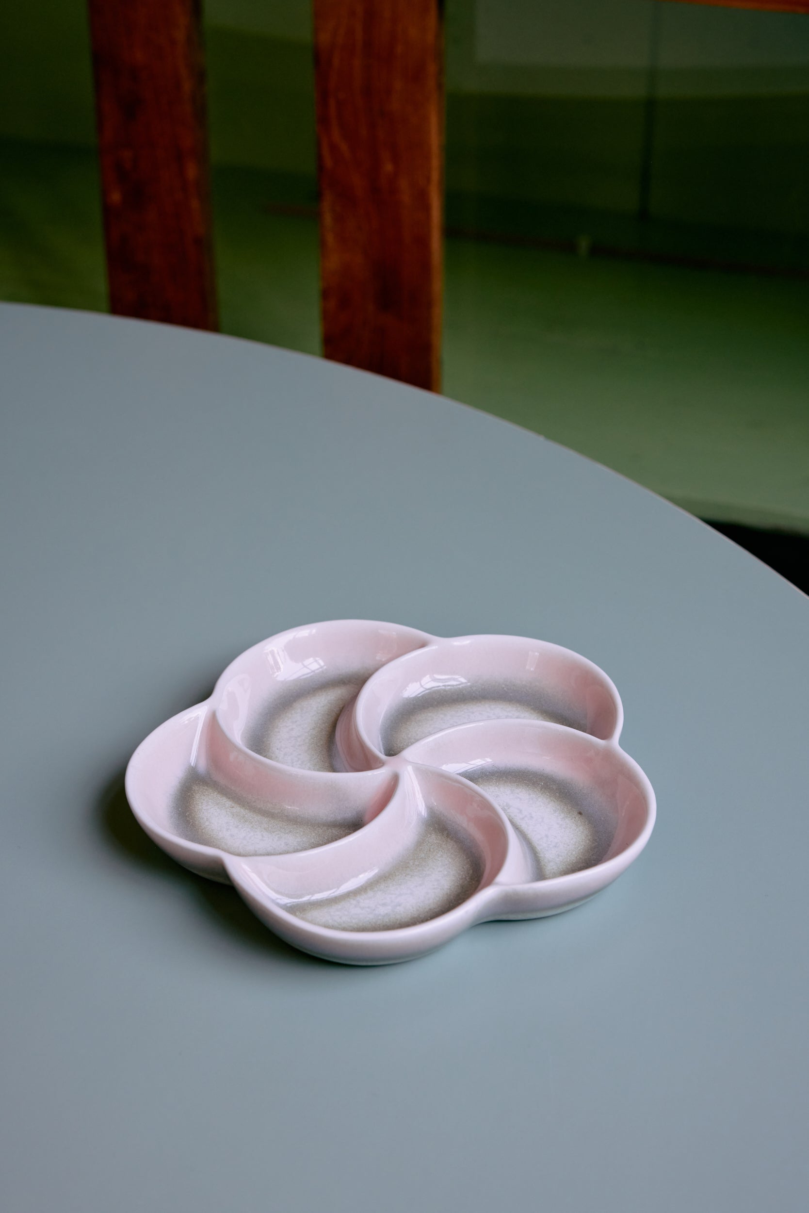 HKliving Schale Snack Tray MUSE 70s Ceramics rosa | Ø20x3cm