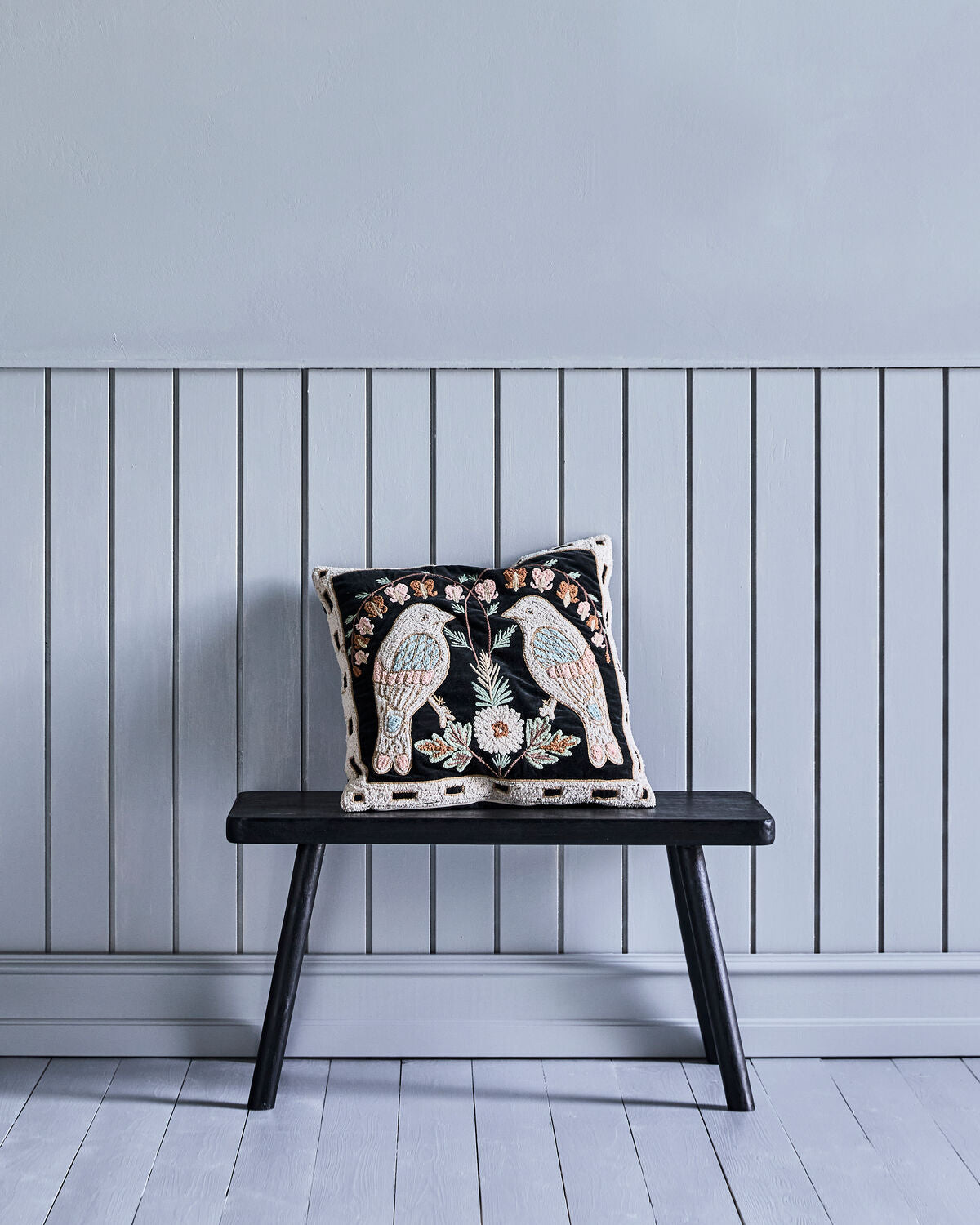 House Doctor Bank NADI schwarz | 81x38x43 cm