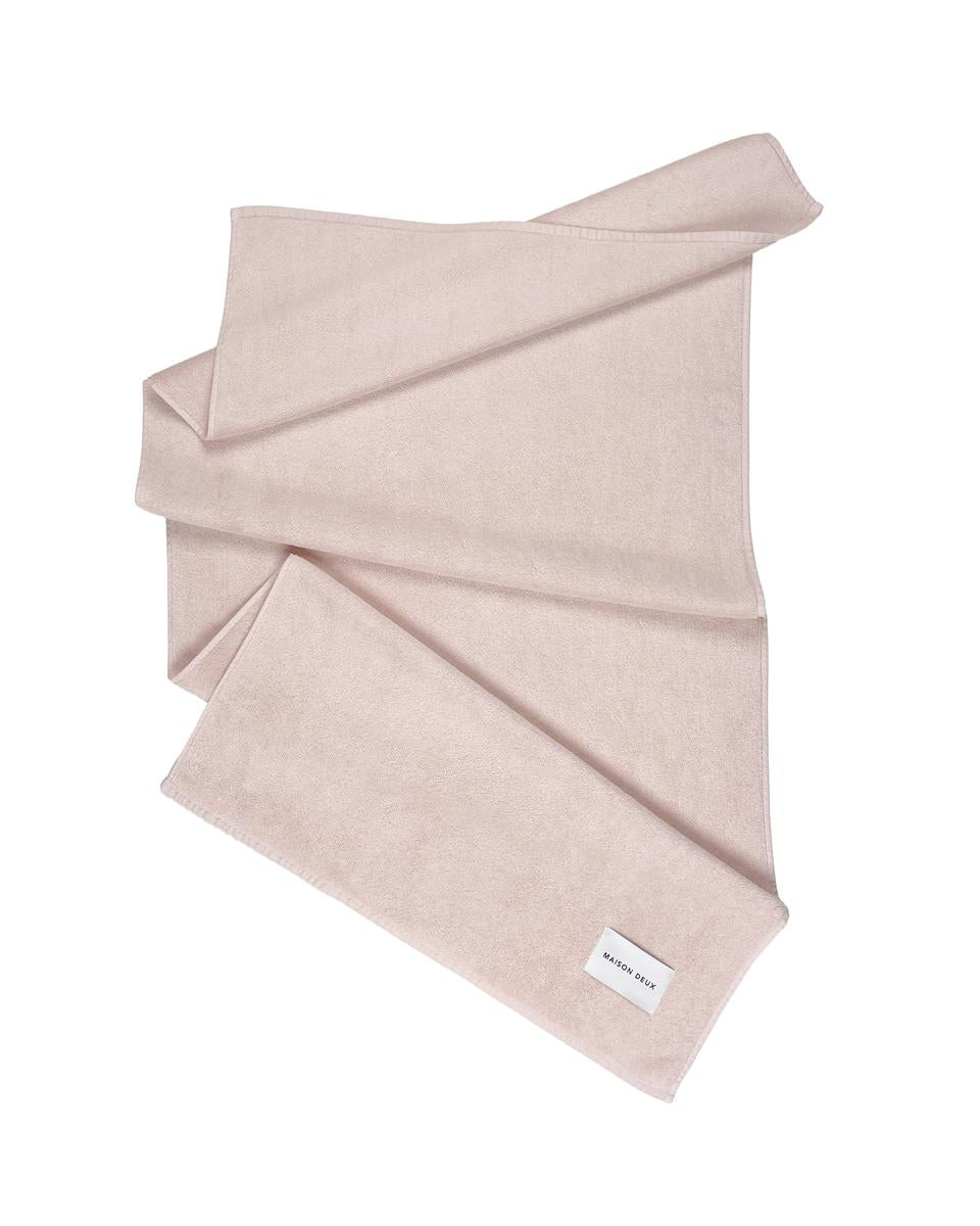 Maison Deux Badetuch SOLID COLOR Soft Pink | 140x70cm