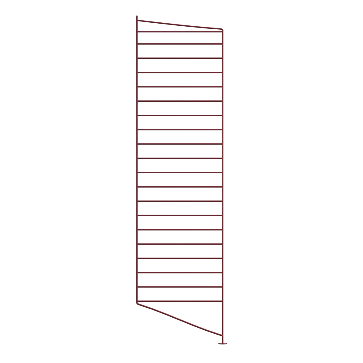 String Furniture Bodenleiter D30 x H115, Dunkelrot, 1er Pack