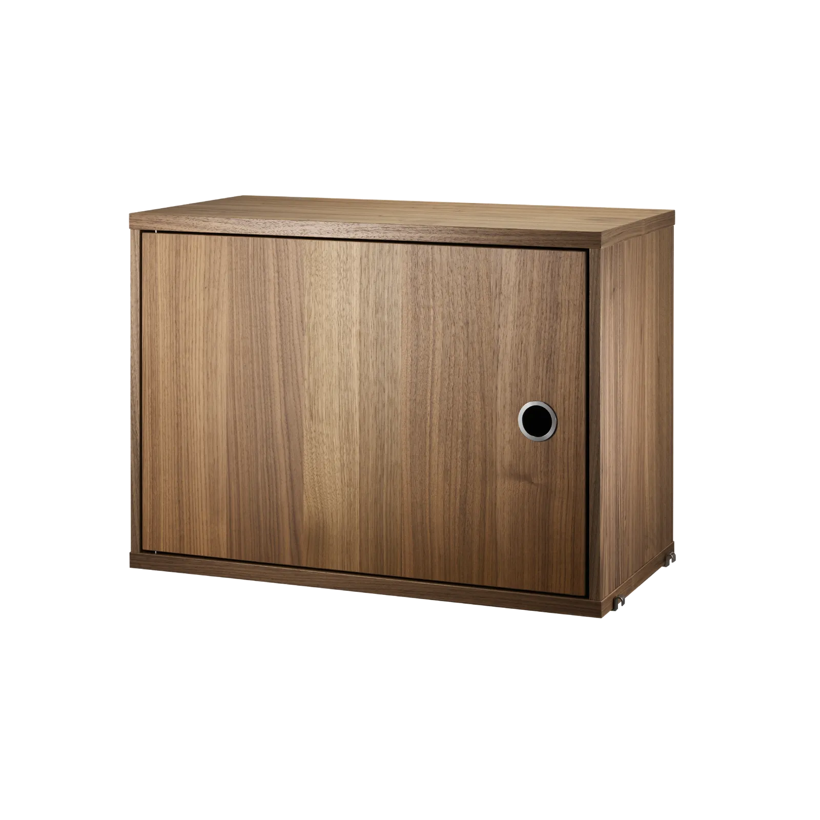 String Furniture Schrank mit Schwenktür B58 x T30 x H42, Walnuß
