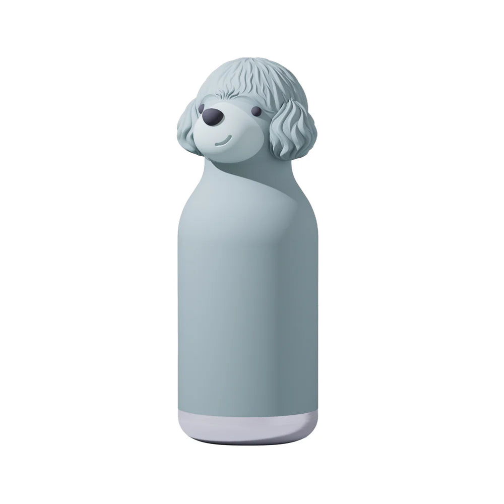 Asobu® Kindertrinkflasche BESTIE mit Strohhalm 460ml - Pudel