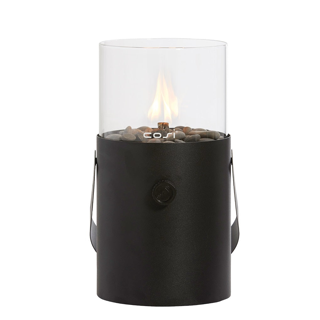 Cosifire Tischfeuer COSISCOOP Original schwarz | Ø 16x30cm