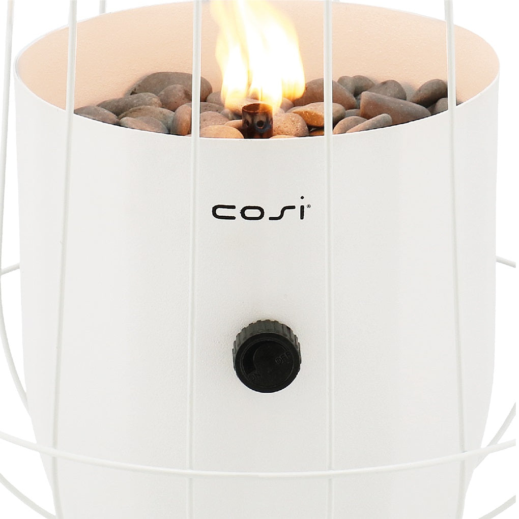 Cosifire Tischfeuer Cosiscoop BASKET white | Ø 31x31cm