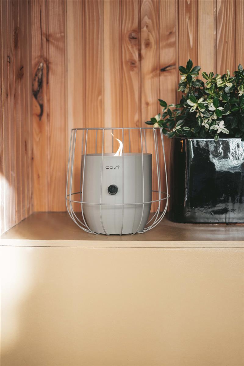 Cosifire Tischfeuer Cosiscoop BASKET olive | Ø 31x31cm
