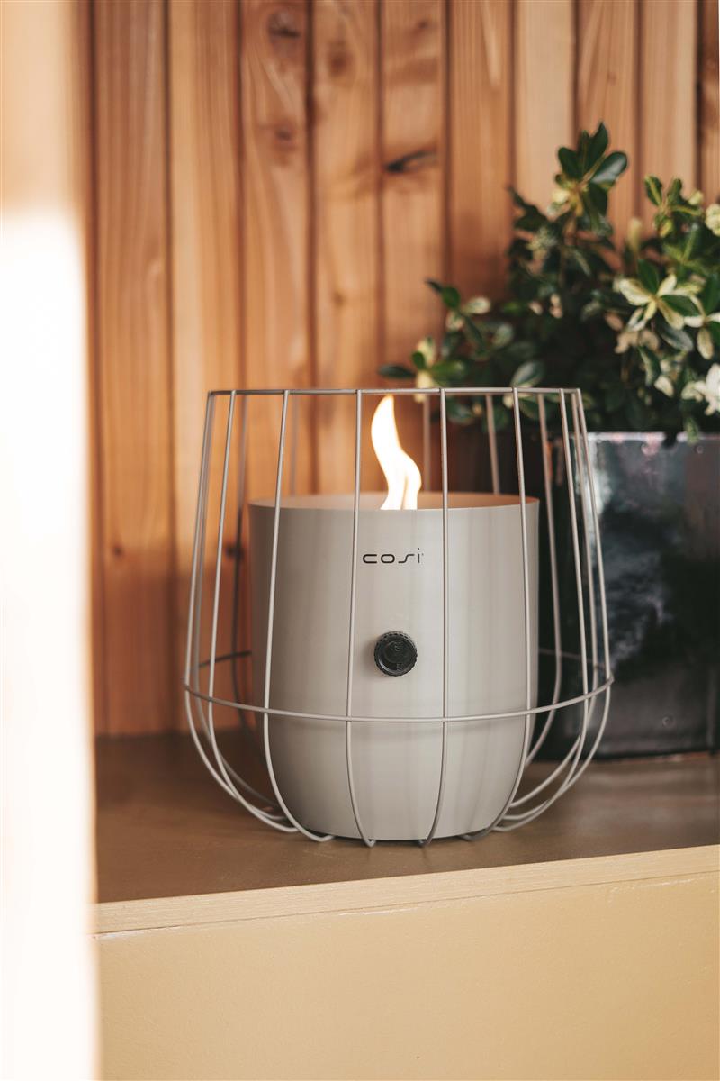 Cosifire Tischfeuer Cosiscoop BASKET olive | Ø 31x31cm