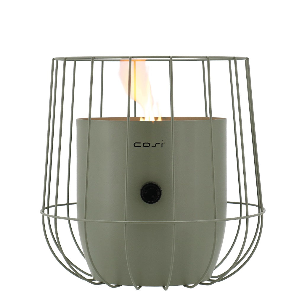 Cosifire Tischfeuer Cosiscoop BASKET olive | Ø 31x31cm