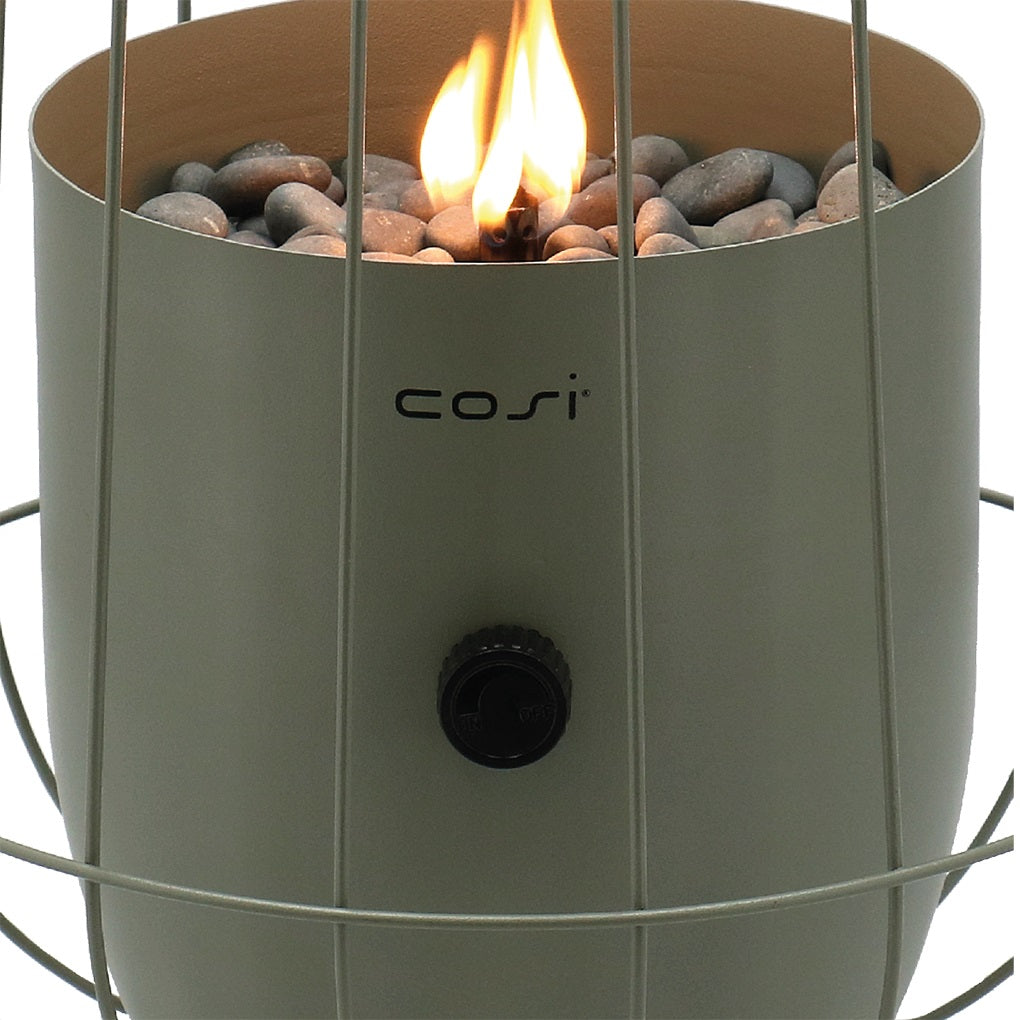 Cosifire Tischfeuer Cosiscoop BASKET olive | Ø 31x31cm