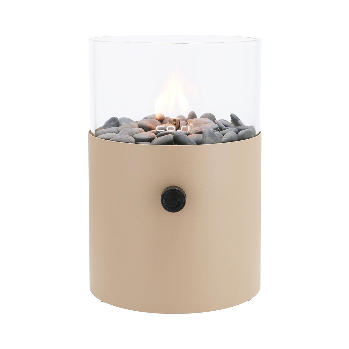 Cosifire Tischfeuer COSISCOOP XL sandy beige | Ø 20,5x30cm