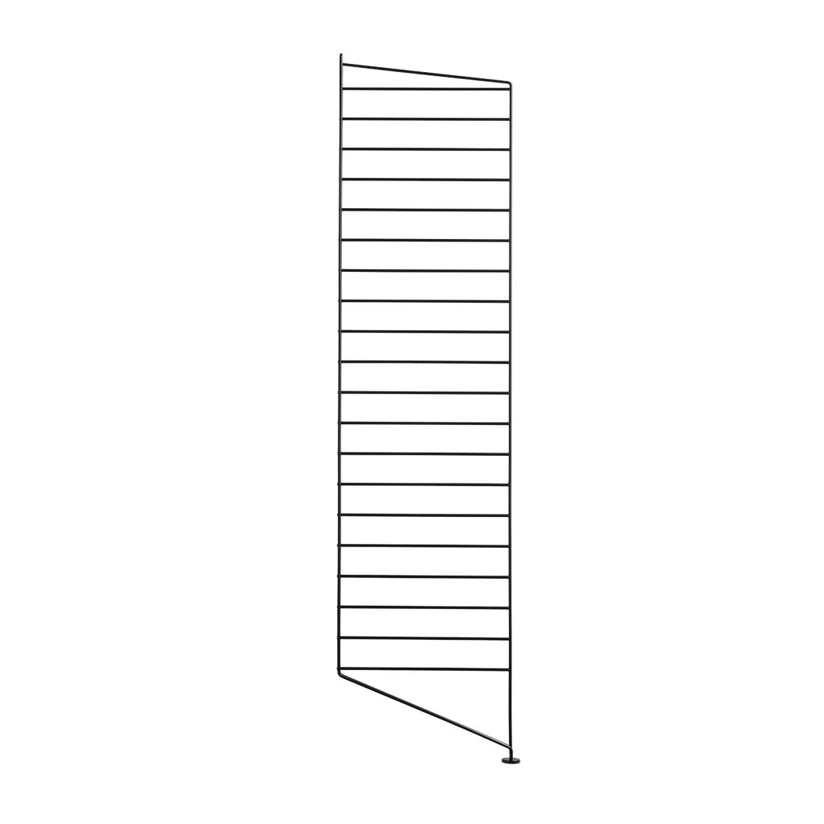 String Furniture Bodenleiter T30 x H115, Schwarz, 2er Pack