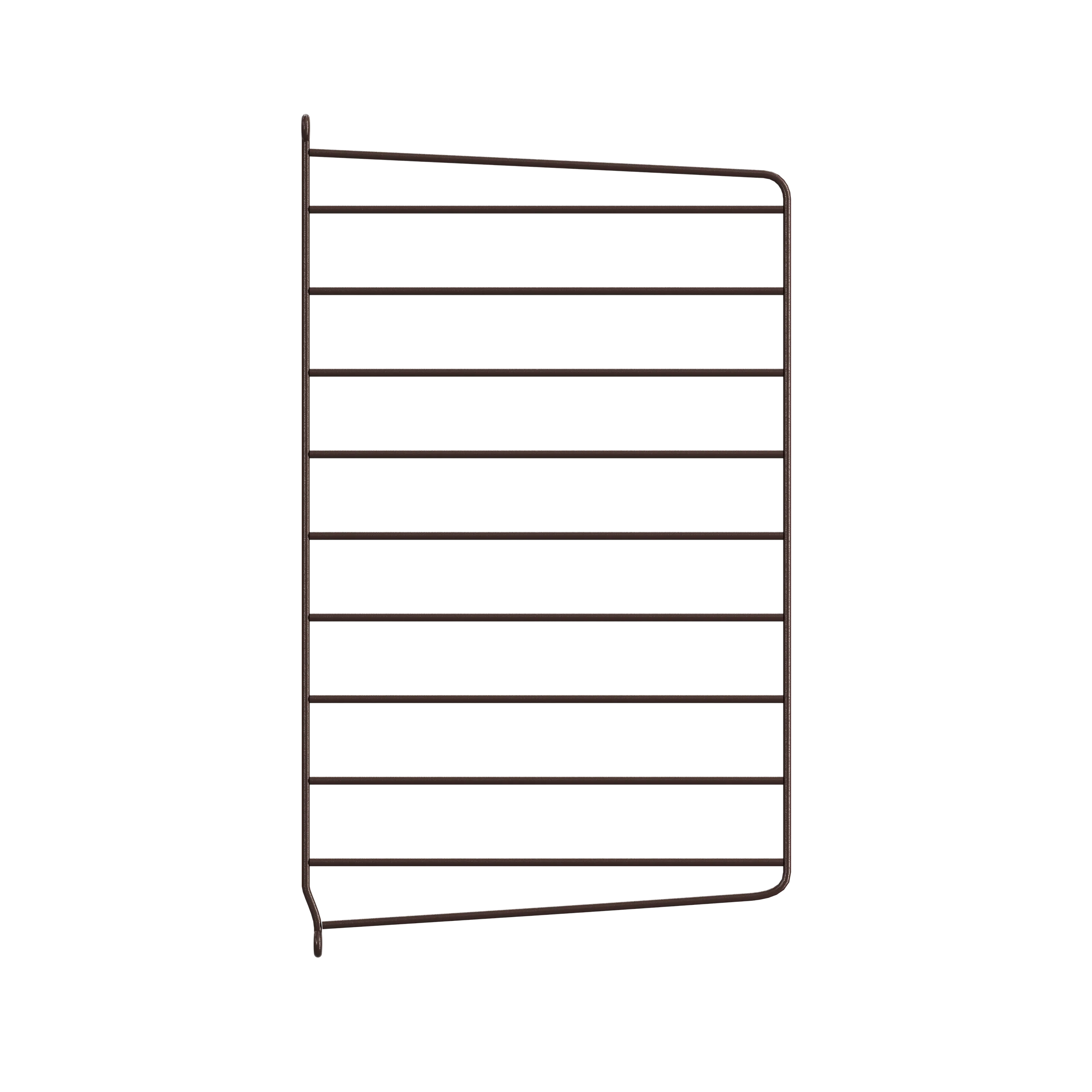 String Furniture Wandleiter T30 x H50, Dunkelbraun, 1er Pack