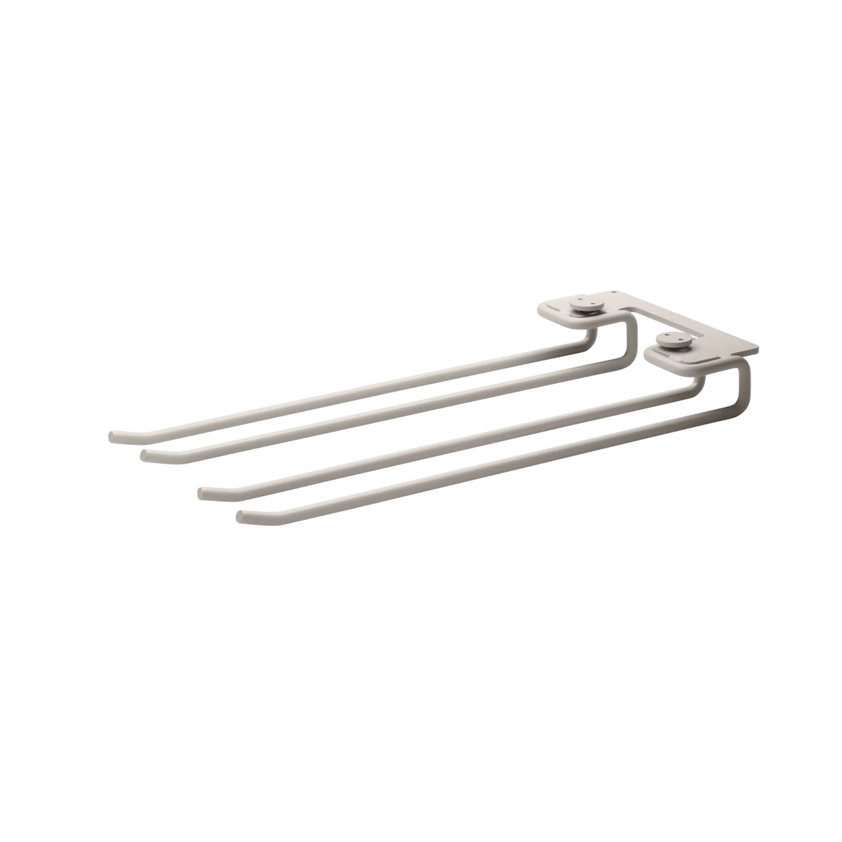 String Furniture Gläserschiene B13.5 x T30, Beige, 2er Pack