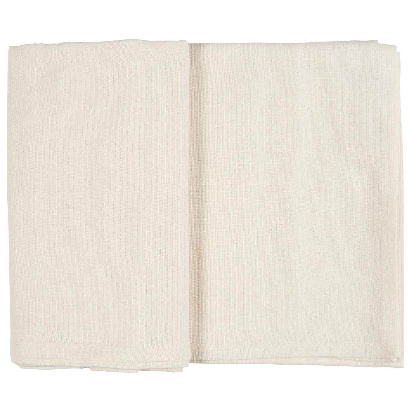 IB Laursen Tischdecke LEINEN butter cream | 250x150cm