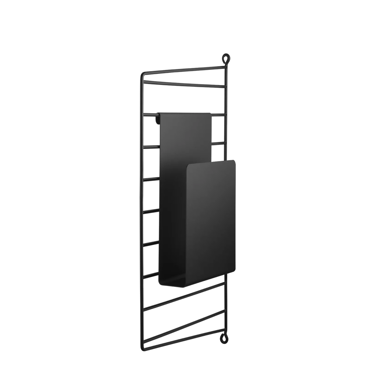 String Furniture Zeitschriftenhalter T17 x H27, Schwarz