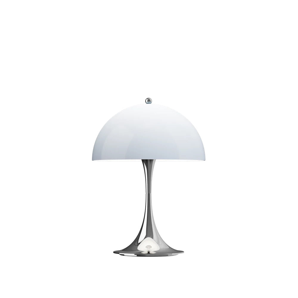 Louis Poulsen Tischleuchte PANTHELLA 250 CHROME BLUE GREY portable | Ø25x34,6cm