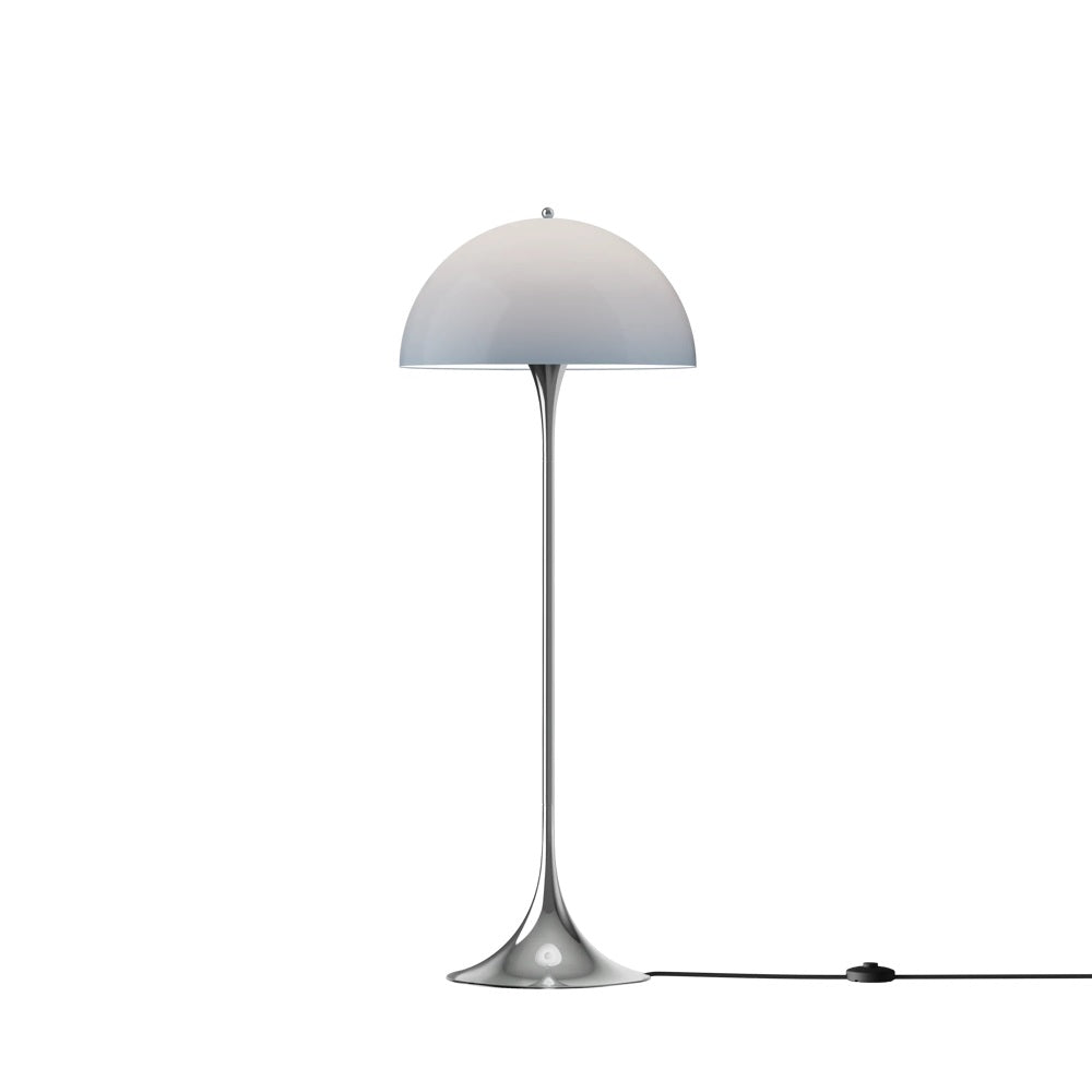 Louis Poulsen Stehleuchte PANTHELLA 500 FLOOR CHROM BLUEGREY V3 | Ø50x129cm