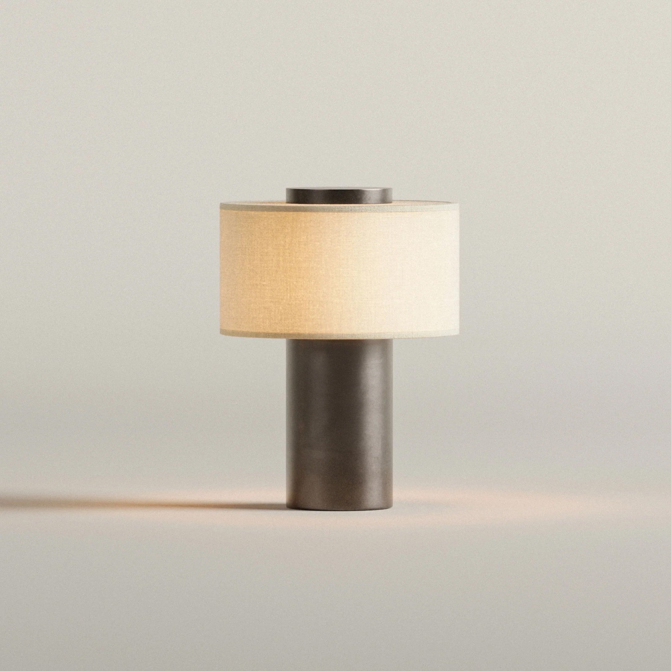 Blossholm Tischleuchte AURIE Aluminium bronze portable | Ø 18x25cm