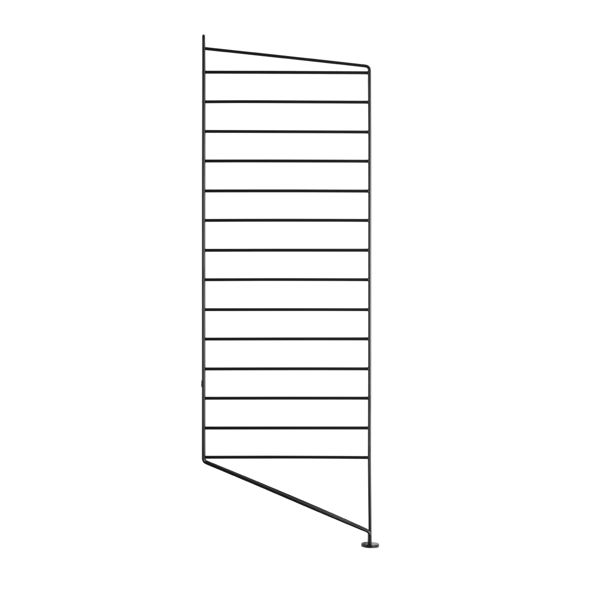 String Furniture Bodenleiter T30 x H85, Schwarz, 1er Pack