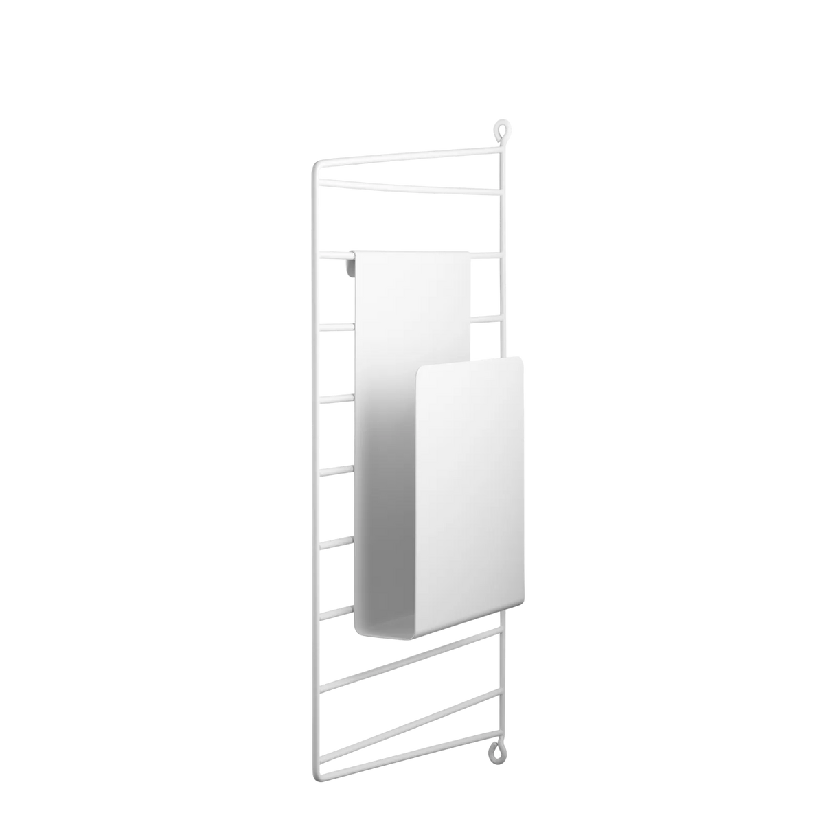 String Furniture Zeitschriftenhalter T17 x H27, Weiß