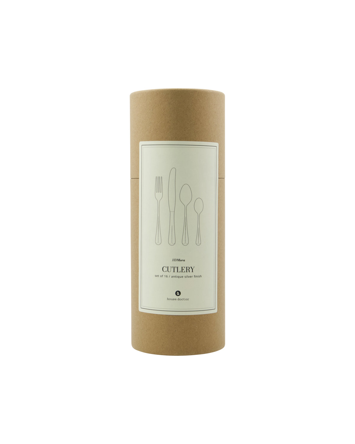 House Doctor Besteckset MORA silberfinish | 23,6x3,7cm