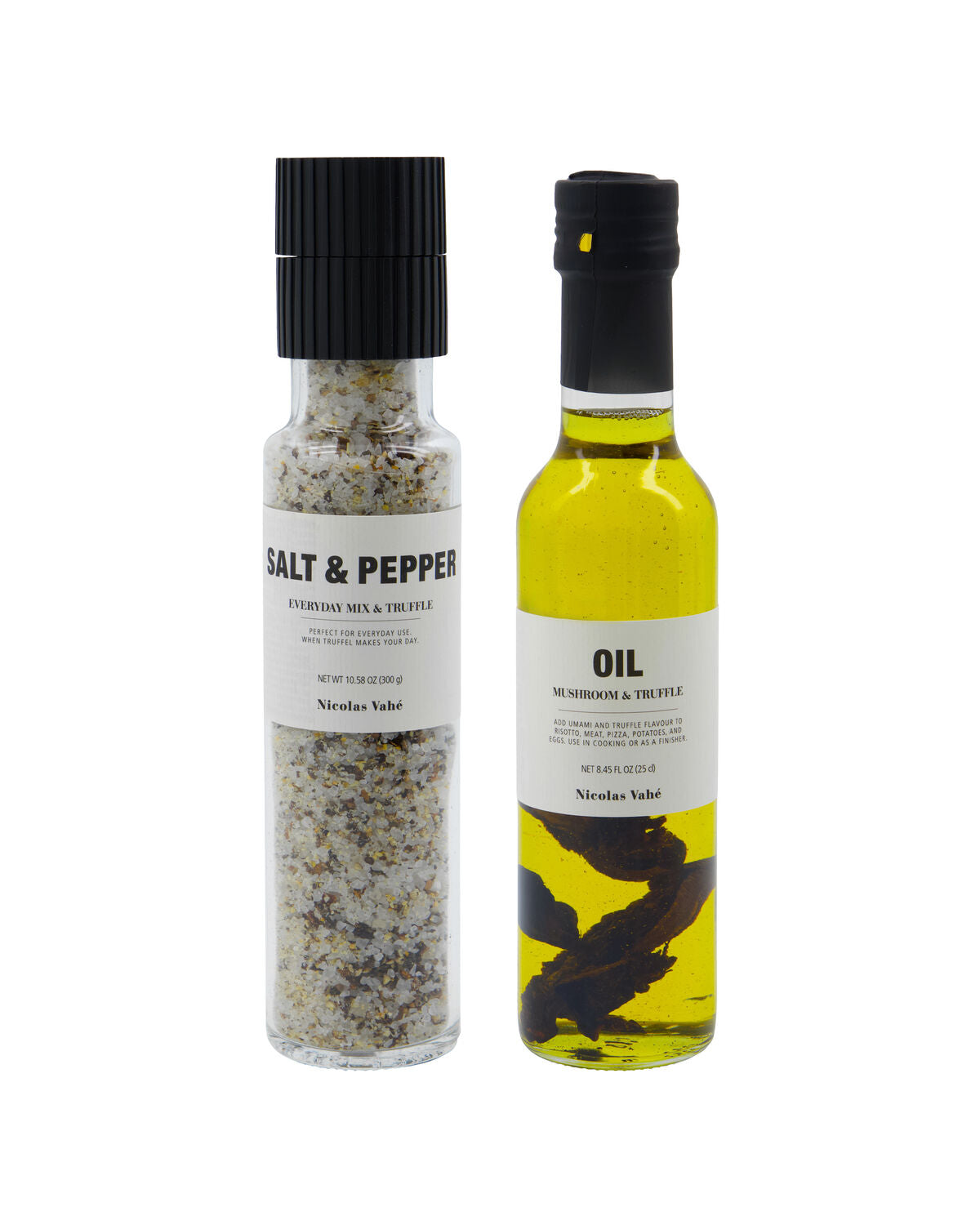 Nicolas Vahé Geschenkbox BECAUSE TRUFFLE IS ALWAYS IN SEASON 2er Set Salz + Öl | 300g + 25cl
