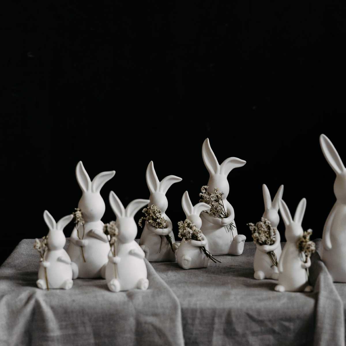 Storefactory Hase EMMA L weiß | Ø15x4cm