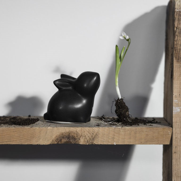 Storefactory Hase STINA L schwarz | 9x6x8 cm