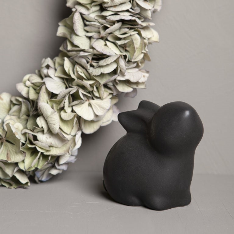 Storefactory Hase STINA L schwarz | 9x6x8 cm