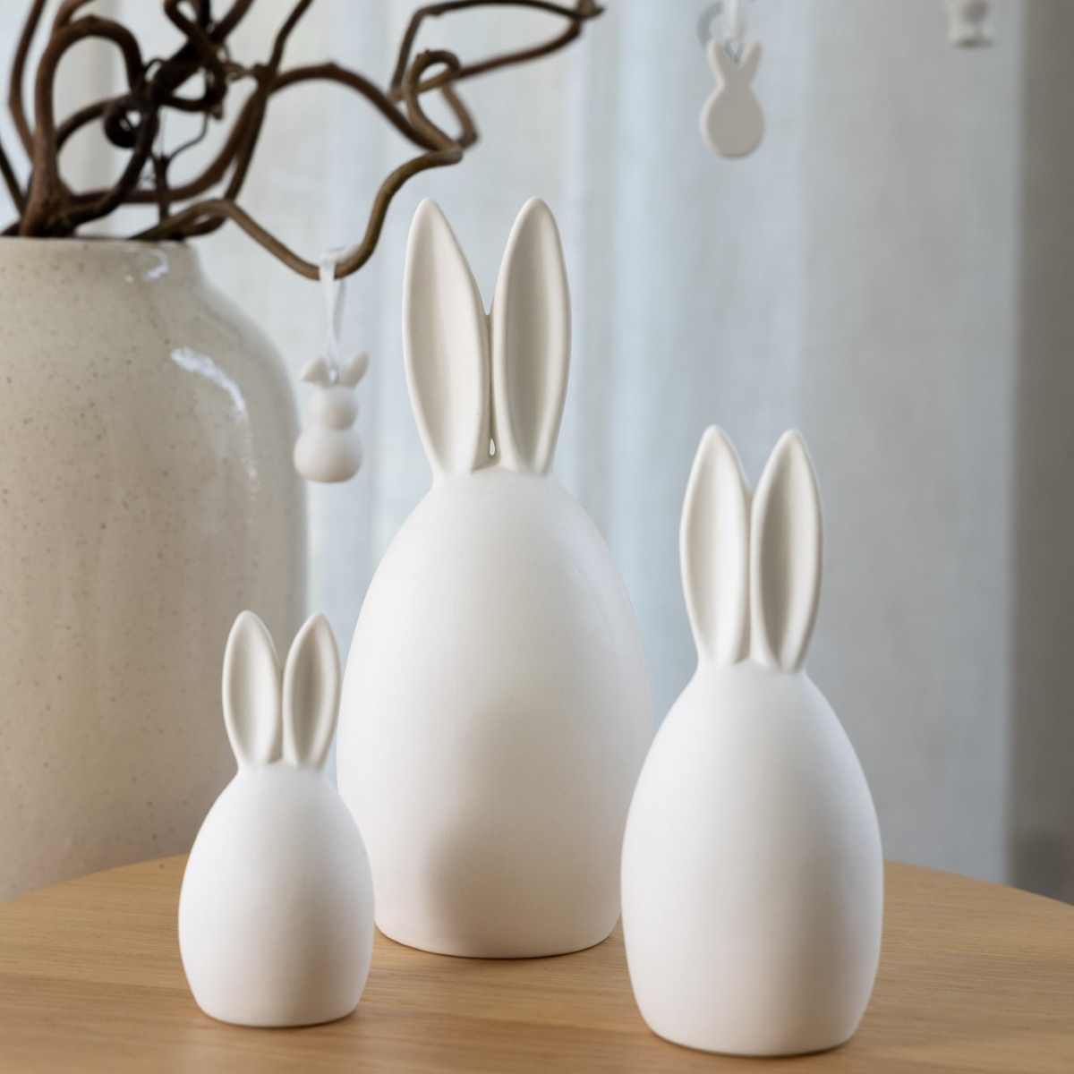 Storefactory Hase EMMA M weiß | Ø9x20cm