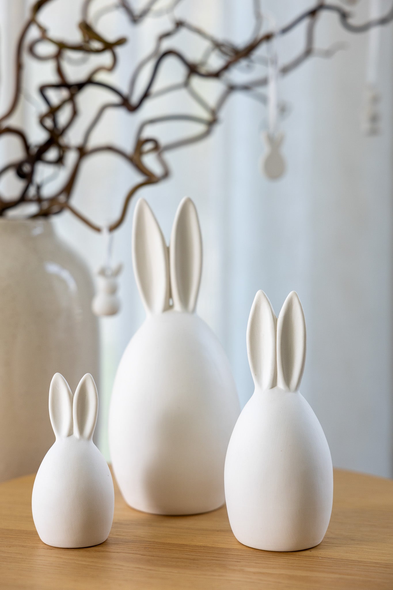 Storefactory Hase EMMA M weiß | Ø9x20cm
