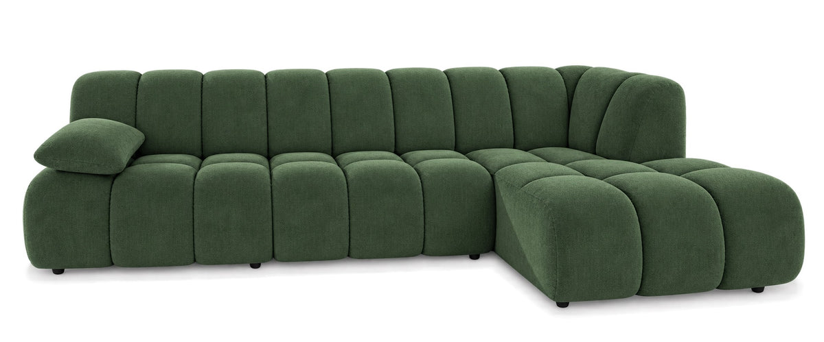 HKliving modulare Couch WAVE royal velvet green