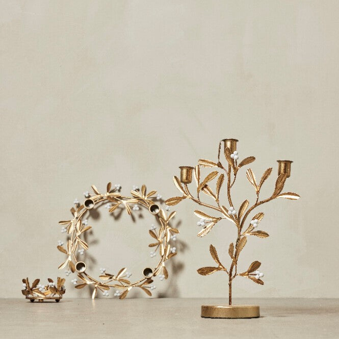 Lene Bjerre Adventskranz MISSIA Eisen gold | Ø 33cm