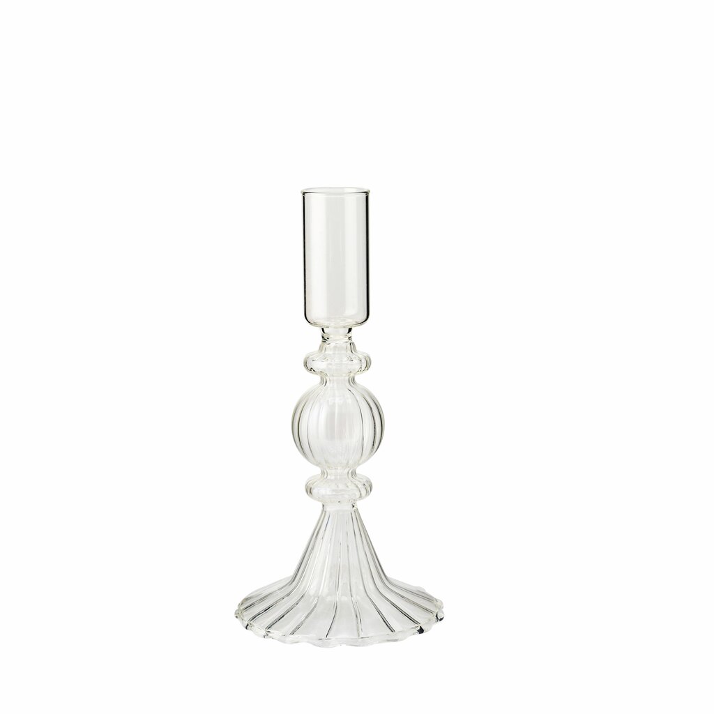 Lene Bjerre Kerzenständer ASTILLA klar Glas | 16 cm