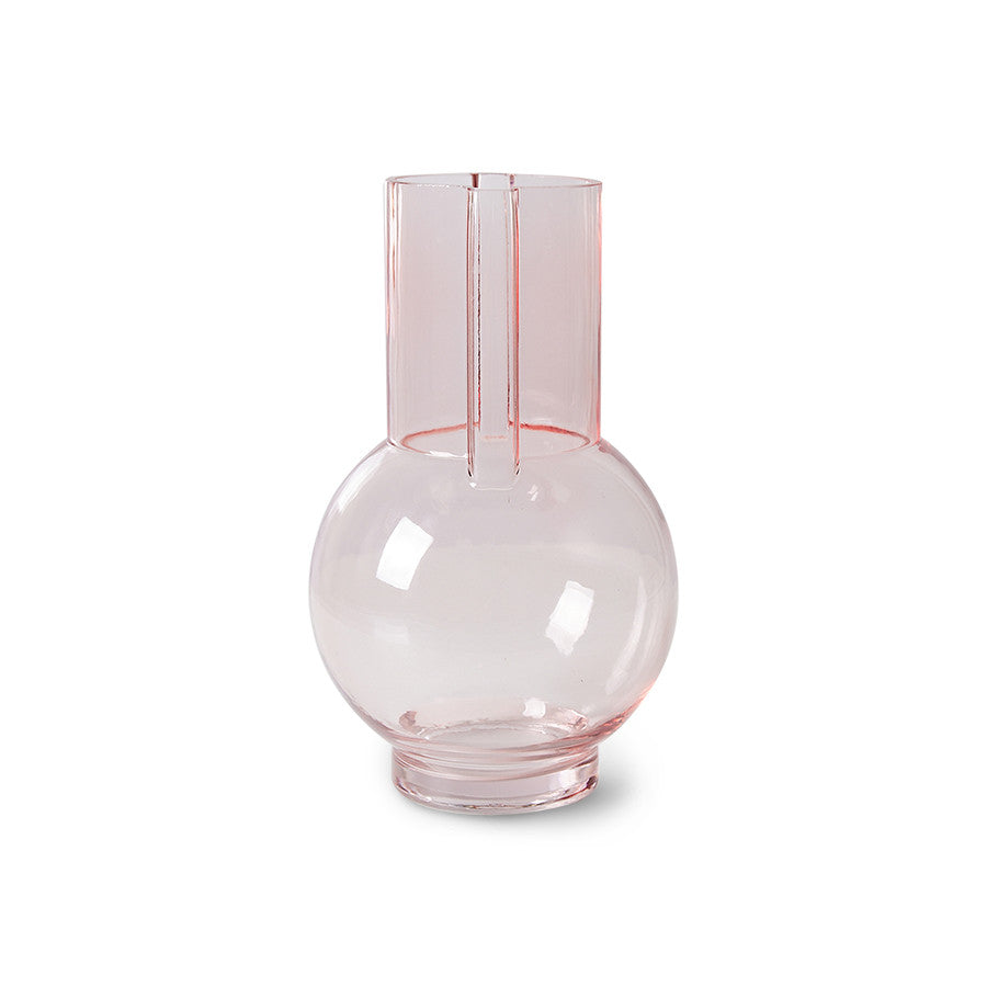HKliving Vase SUNDAE PINK pink rosa | Ø10x23cm