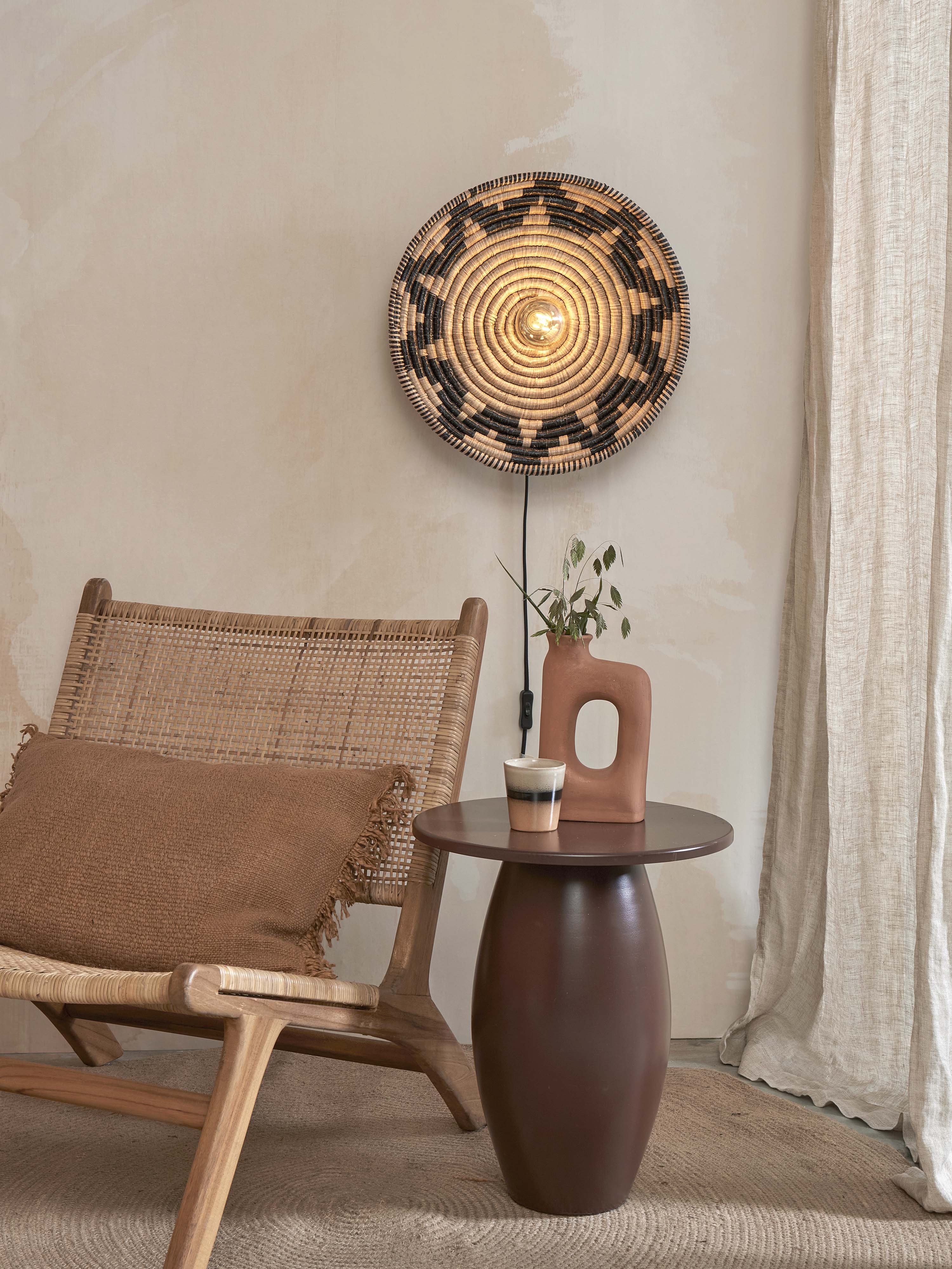 Good&Mojo Wandleuchte ANDROS gemischt | 45x6x45cm