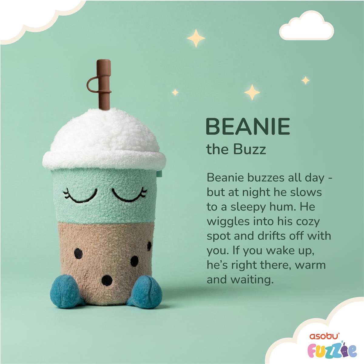 Asobu® Kindertrinkflasche BEANIE THE BUZZ FUZZIE 360ml - Sir Henrys